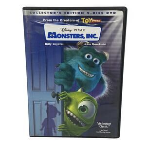Monsters, Inc. Animation Movie DVD 2002 2-Disc Collector's Edition Family Kids